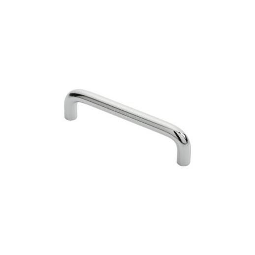 Cabinet 'D' Handle; Polished Chrome Plated (CP); 100mm (4")