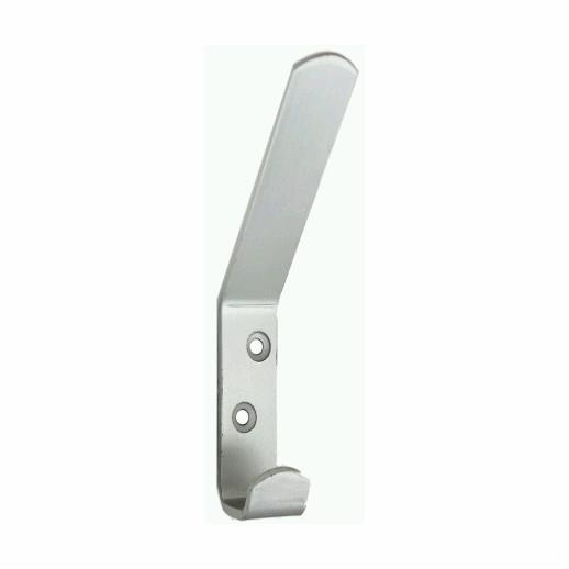 Hat & Coat Hook; 125 x 4mm; Satin Anodised Aluminium (SAA)