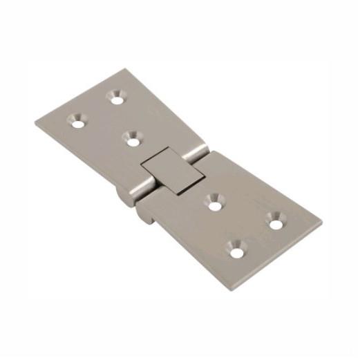 Counter Flap Hinges; 102 x 38mm (4" x 1 1/2"); Satin Chrome Plated (SCP)