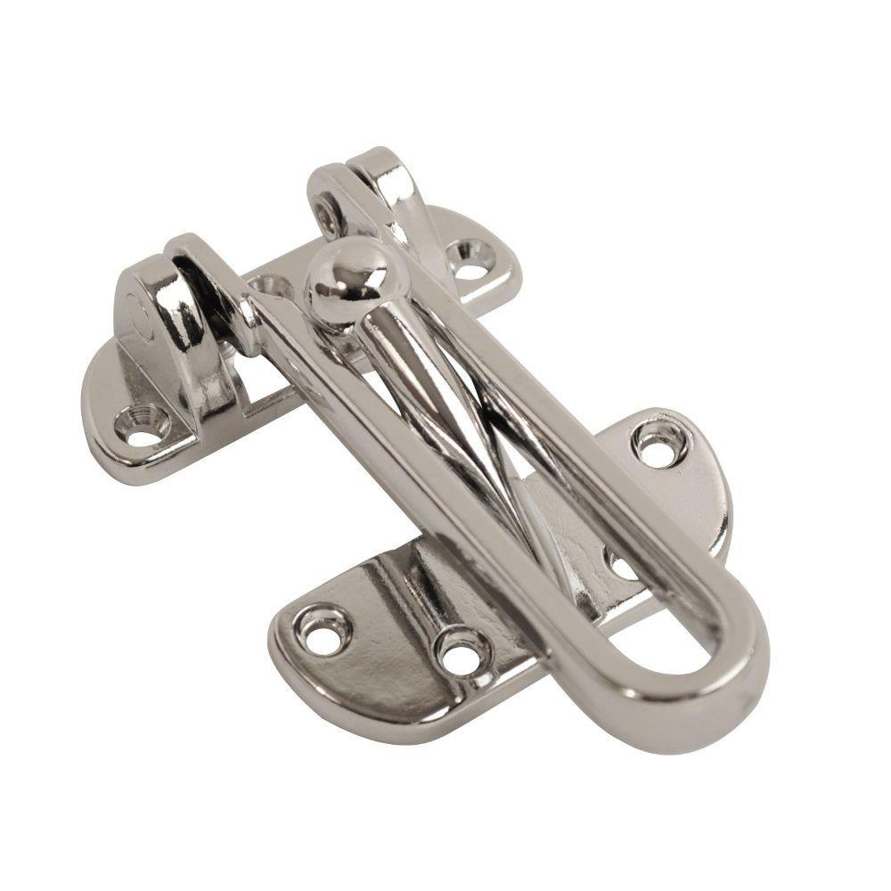 Security Door Guard; Chrome Plated (CP)