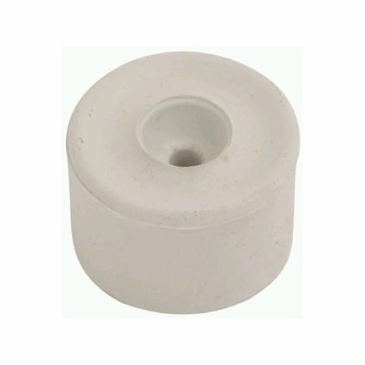 Rubber Type Door Buffer (Stop); White (WH); 1 1/8