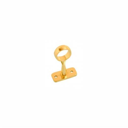 Hanging Rail Centre Bracket; Electro Brassed (EB); 19mm (3/4