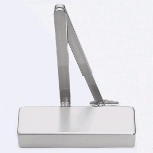 Door Closer; Complete With Snap Fix Armset; EN 2-4; Silver Enamel (SE)