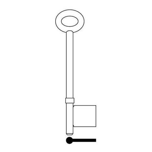 Cut Key; Standard Rim; Gauge 3