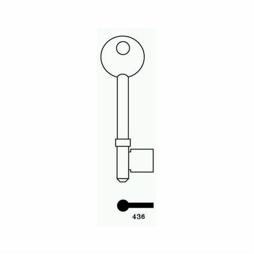 Cut Key; Union 3 Lever Mortice; (MM Series)