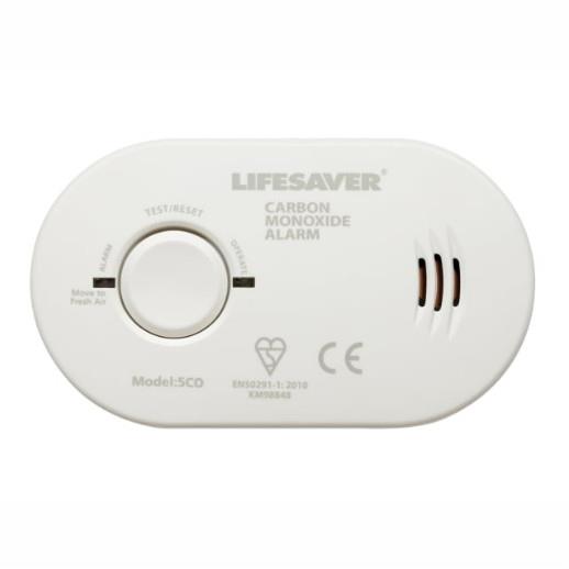 Kidde KID5COLSB Lifesaver Carbon Monoxide Detector Alarm; 7 Year Sensor
