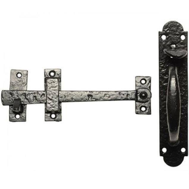 Kirkpatrick 1145 Thumb Latch Set; Handle Plate 177 x 38mm (7