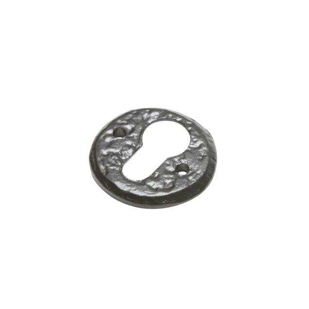 Kirkpatrick 1401 Euro Profile Escutcheon; Antique Black (AB)