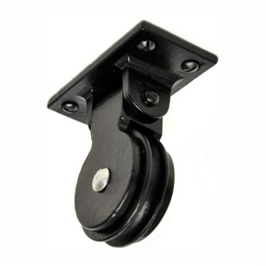 Kirkpatrick 1727 Single Wheel Pulley; Black (BK)