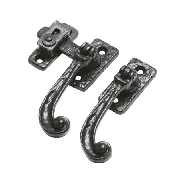 Kirkpatrick 2723 Casement Fastener & Locking Catch; Antique Black (AB)