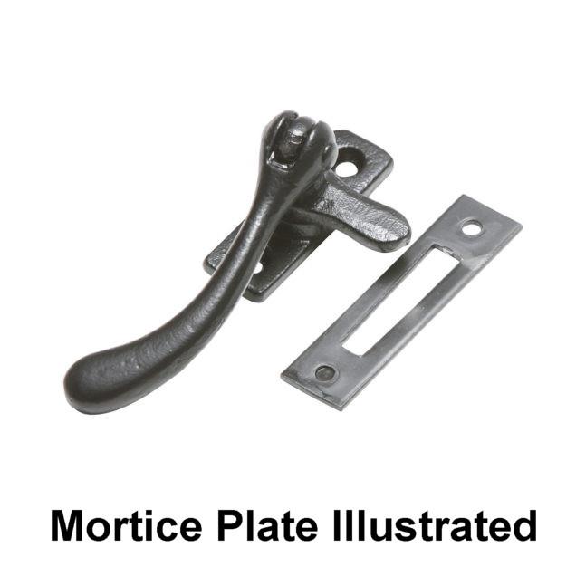 Kirkpatrick 3365 Casement Fastener; Hook Plate;  Black (BK)