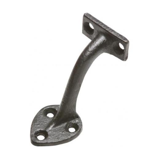 Kirkpatrick 3491 Handrail Bracket; Black (BK); 64mm (2 1/2