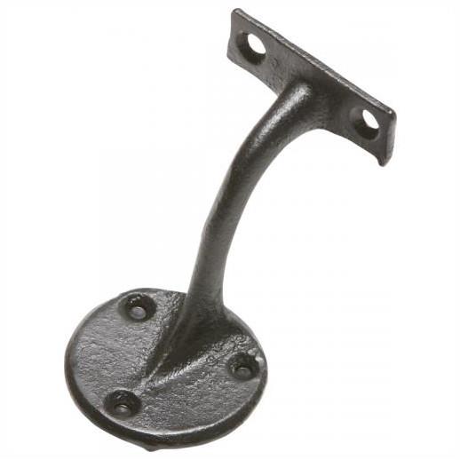 Kirkpatrick 3498 Handrail Bracket; Black (BK); 64mm (2 1/2