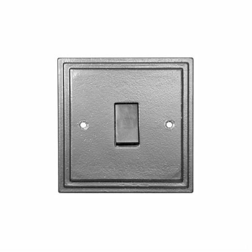 Kirkpatrick 5115 Single Switch; Antique Black (AB)