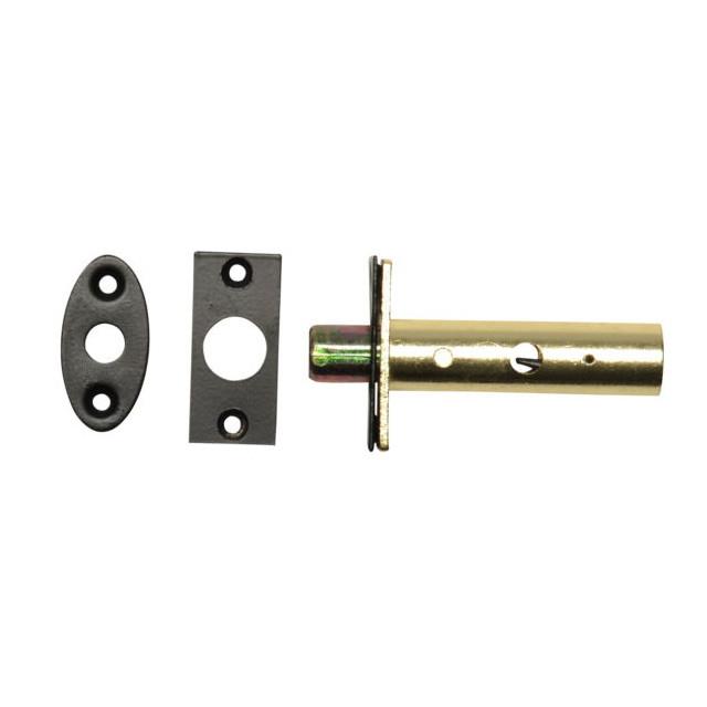 Kirkpatrick 5147 Door Security Rack Bolt; Black (BK)