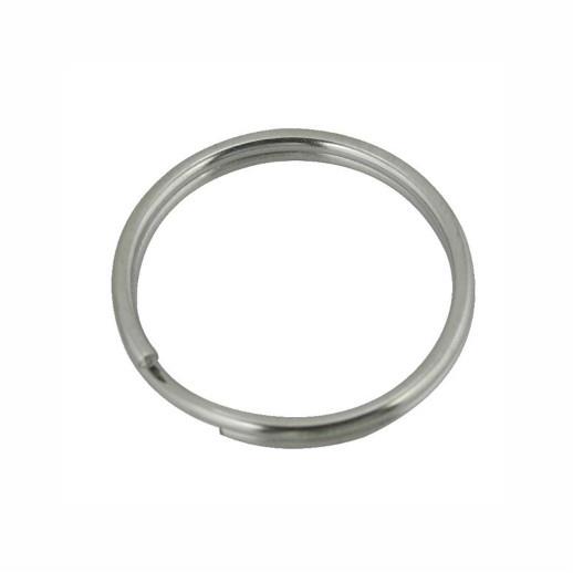 Split Key Ring; Stainless Steel (SS); 25mm (1