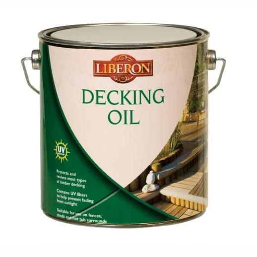 Liberon 003793 Decking Oil; Clear (CL); 2.5 Litre