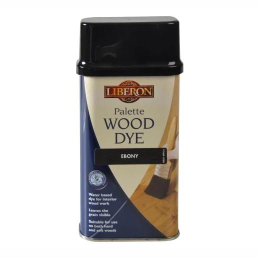 Liberon 014309 Palette Wood Dye; Ebony (EBY); 250ml