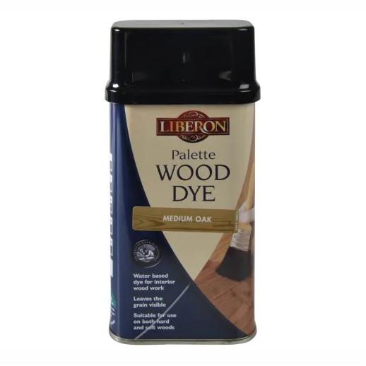 Liberon 014337 Palette Wood Dye; Medium Oak (MO); 250ml