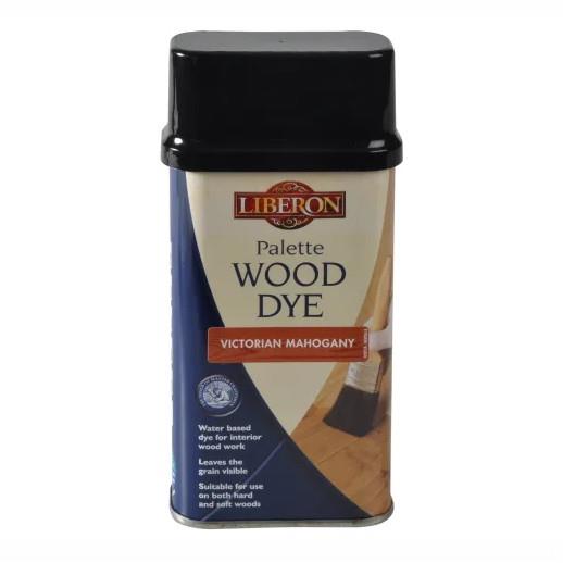 Liberon 014340 Palette Wood Dye; Victorian Mahogany (VMAH); 250ml