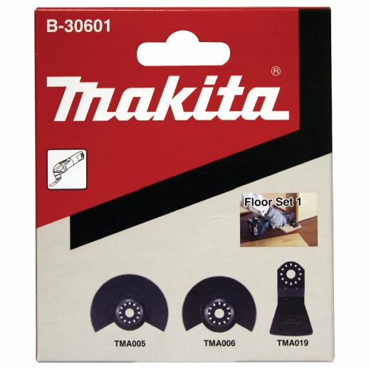 Makita B-30601 Floor Set 1; Including Segmented Saw Blade 85T; Segmented Saw Blade 100T And Scraper 52 Flexible