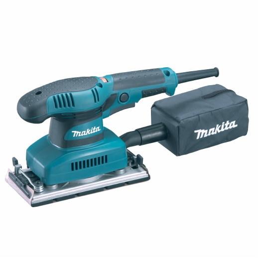 Makita BO3711 1/3rd Sheet Orbital Sander; Electronic Speed Control; Pad Size 92 x 185mm; 240 Volt