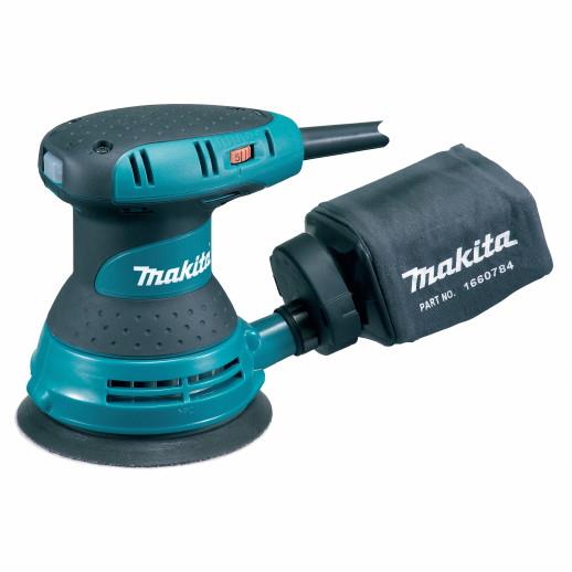 Makita BO5031 Random Orbit Palm Sander; Variable Speed Control; 123mm Pad Size; 125mm Disc Size; 240 Volt