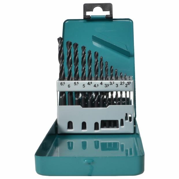 Makita D-54075 13 Piece HSS Ground Point Drill Bit Set; 1.5 - 6.5mm