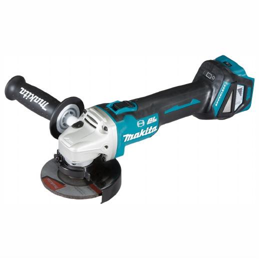 Makita DGA463Z Brushless 115mm Angle Grinder; 18 Volt; Lithium-ion; Bare Unit (Body Only); Slide Switch