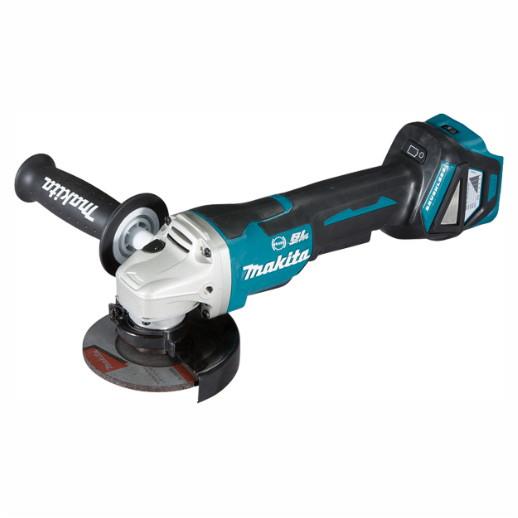 Makita DGA467Z Brushless 115mm Angle Grinder; 18 Volt; Lithium-ion; Bare Unit (Body Only); Paddle Switch