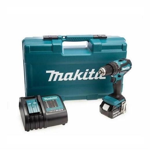 Makita DHP484STX5 Brushless Combi Drill With 1 x 5.0 Ah Battery; 54 Nm; Charger; 101 Piece Accessory Set