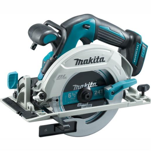 Makita DHS680Z LXT Circular Saw; Brushless 18 Volt; 57mm Depth of Cut; Bare Unit (Body Only); Complete With 165mm Blade