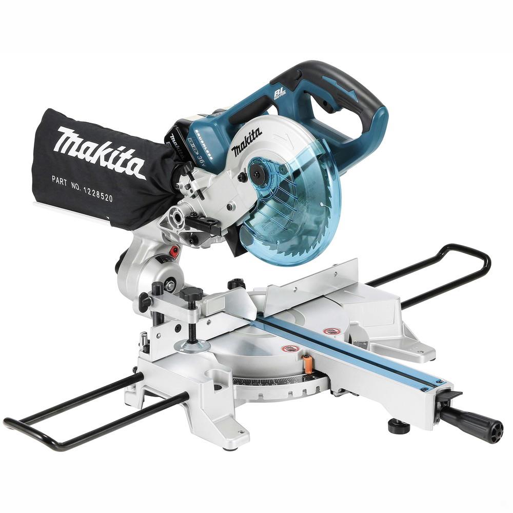 Makita DLS714NZ Slide Compound Mitre Saw; 190mm; 36 Volt (Twin 18 Volt)