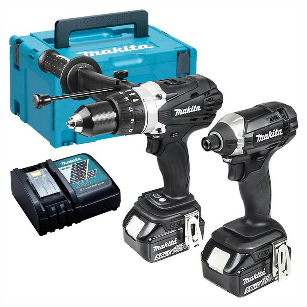 Makita DLX2145TJ 2 Piece 18 Volt LXT Kit; Includes Combi Drill (DHP458Z) & Impact Driver