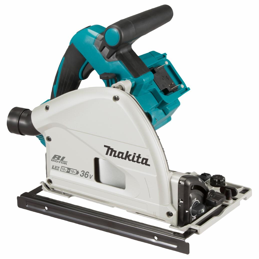 Makita DSP600ZJ Twin 18V Cordless Plunge Saw; Brushless; Body Only; Supplied In Case