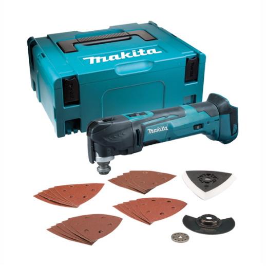 Makita DTM51ZJX7 Quick Tool Release Multi-Tool (Oscillating Interface System); 18 Volt Li-ion; Bare Unit (Body Only); In MakPac Case & Accessories
