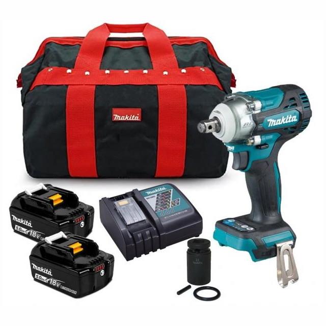 Makita DTW300TX2 Lithium-ion Powered Brushless Impact Wrench; 1/2
