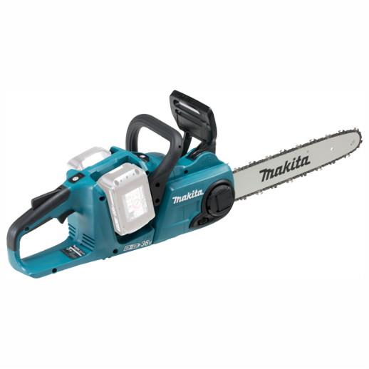 Makita DUC353Z Twin 18 Volt Cordless Li-ion Chainsaw; 35cm Bar; Bare Unit (Body Only)