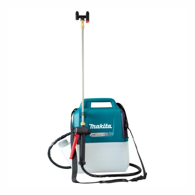 Makita DUS054Z Cordless Garden Sprayer; 5 Litre Tank; 1.7m Hose; 18 Volt; Body Only (Bare)