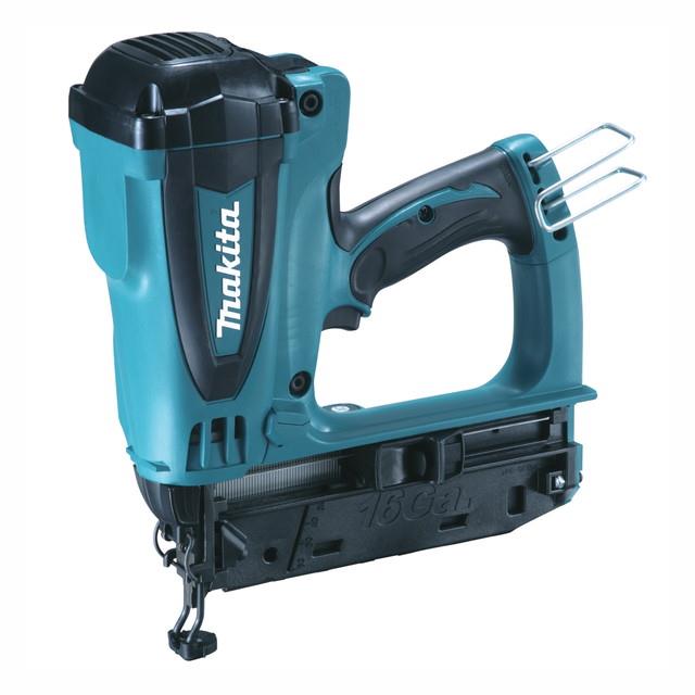 Makita GF600SE 7.2V Lithium Ion Second Fix Finishing Gas Nailer; 2 x 1.5Ah Batteries; Charger And Case