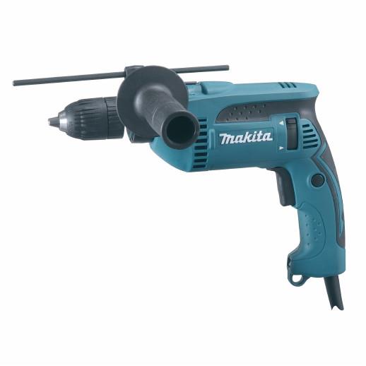 Makita HP1641 Percussion Drill; 13mm Keyless Chuck; Reverse Action; Variable Speed; 0-2800 RPM; 240 Volt