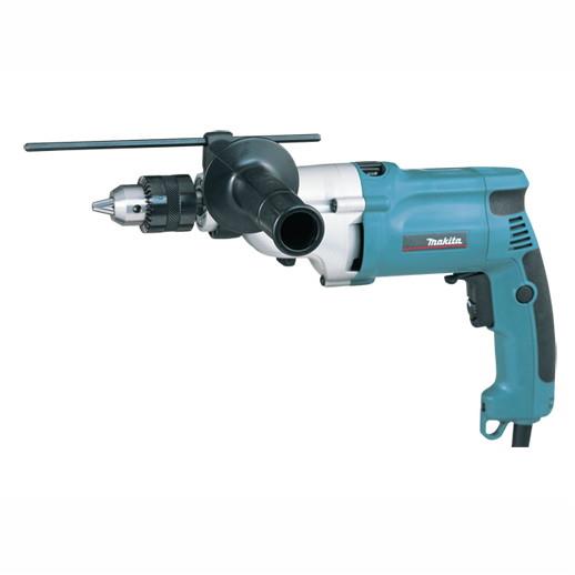 Makita HP2050 Percussion Drill; 13mm Chuck; Reverse Action; 2 Speed; 720 Watt; 240 Volt; Complete With Case