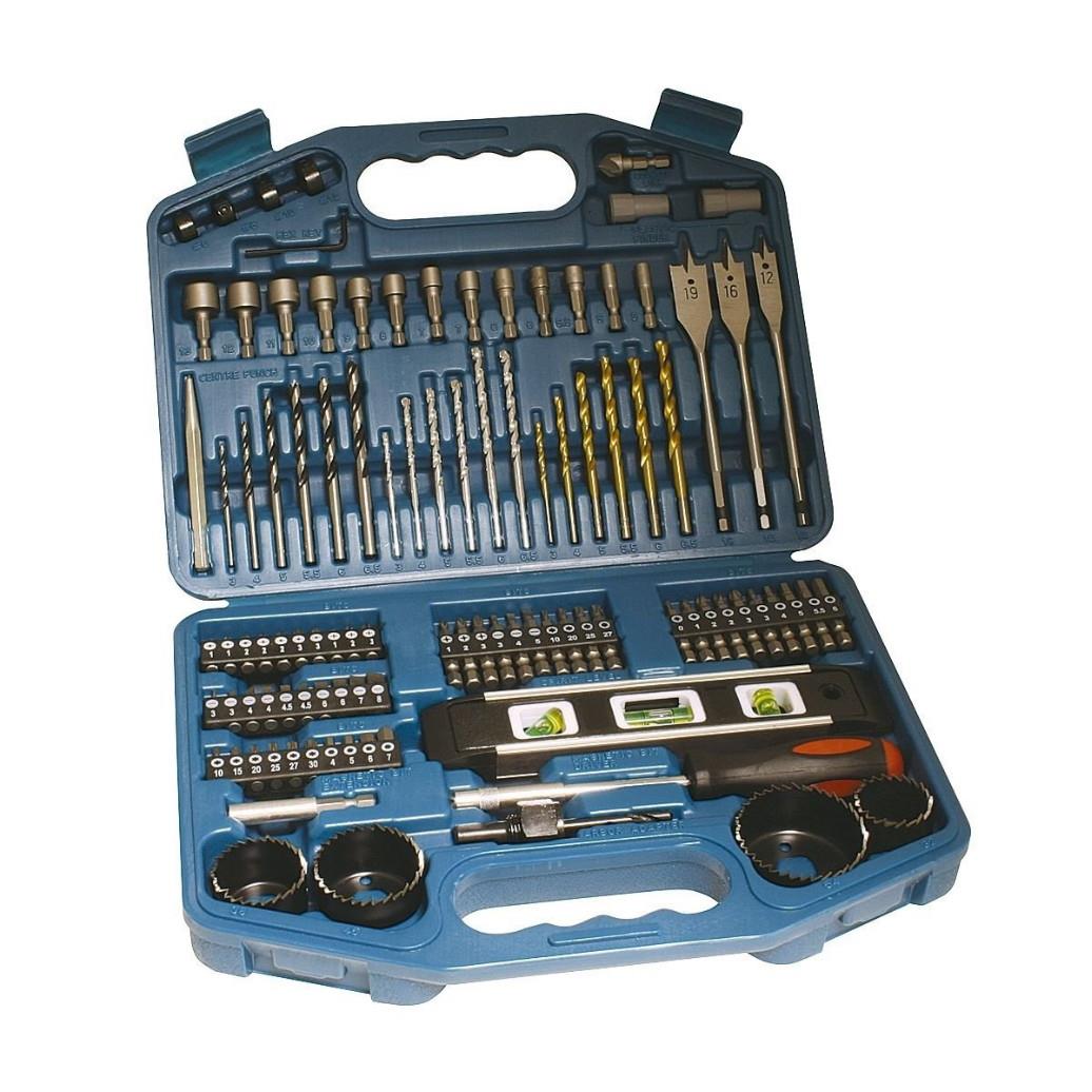 Makita P-67832 101 Piece Drill Accessory Set; In A Plastic Carry Case