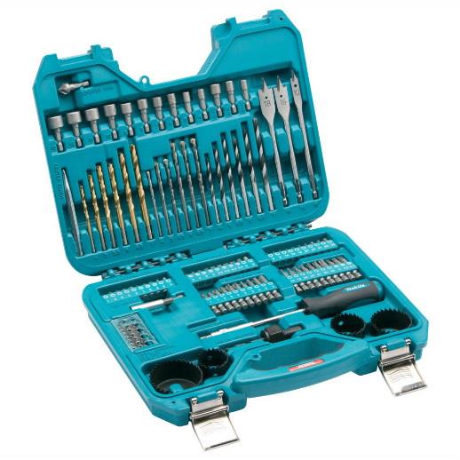 Makita P-90249 100 Piece Trade Power Tool Accessory Kit; In A Plastic Case
