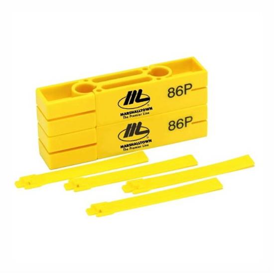 Marshalltown M86P Line Blocks; Yellow(YEL); Pack (2 Pair)