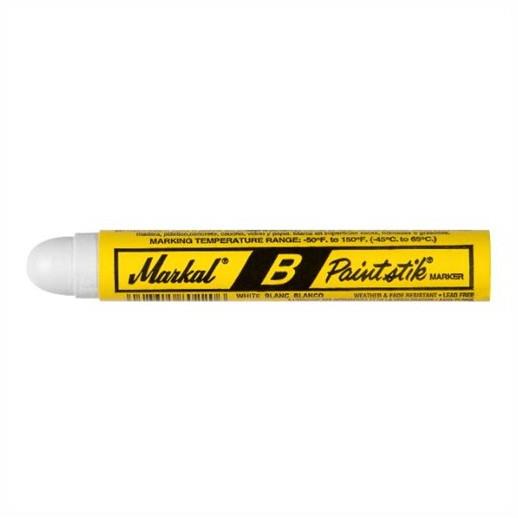 Markal B® Paintstik® Marker; White (WH)