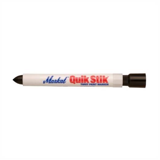 Markal Quick Stick; Twist Paint Marker; Black (BK)