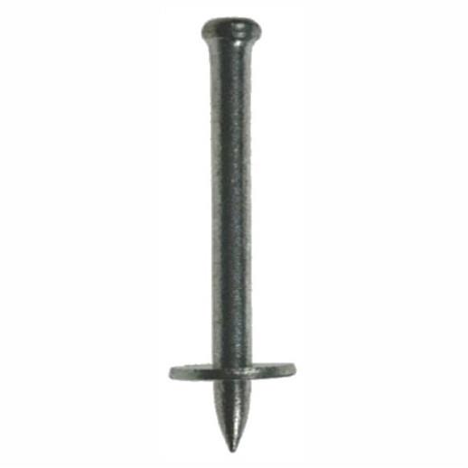 JCP AMNL025MP Masonry Nails; Light; With 8mm Diameter Washer; 2.5 x 25mm; Zinc Plated (ZP); Box (200)