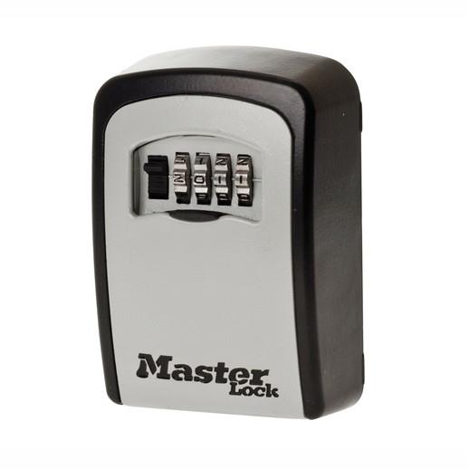 Master Lock 5401 Keysafe; Holds 3 Keys; Outside Dimensions 85 x 118 x 36mm (w x h x d); Black & Grey (BK) (GR)