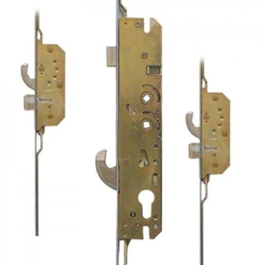 Millenco Multipoint Lock; 3 Hooks; 2 Deadbolts, Centre Latch; Twin Spindle; 117/85mm Centres; 35mm Backset